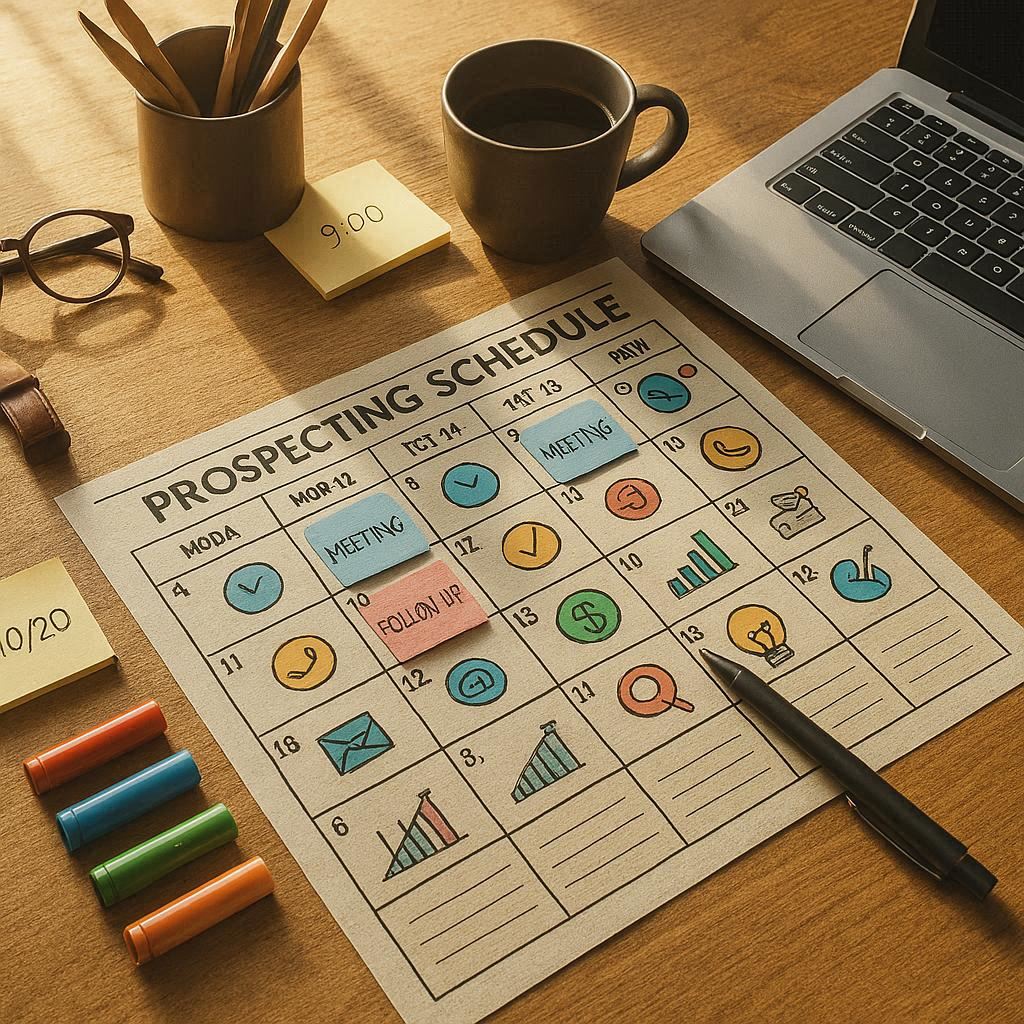 Planning de prospection : la méthode simple